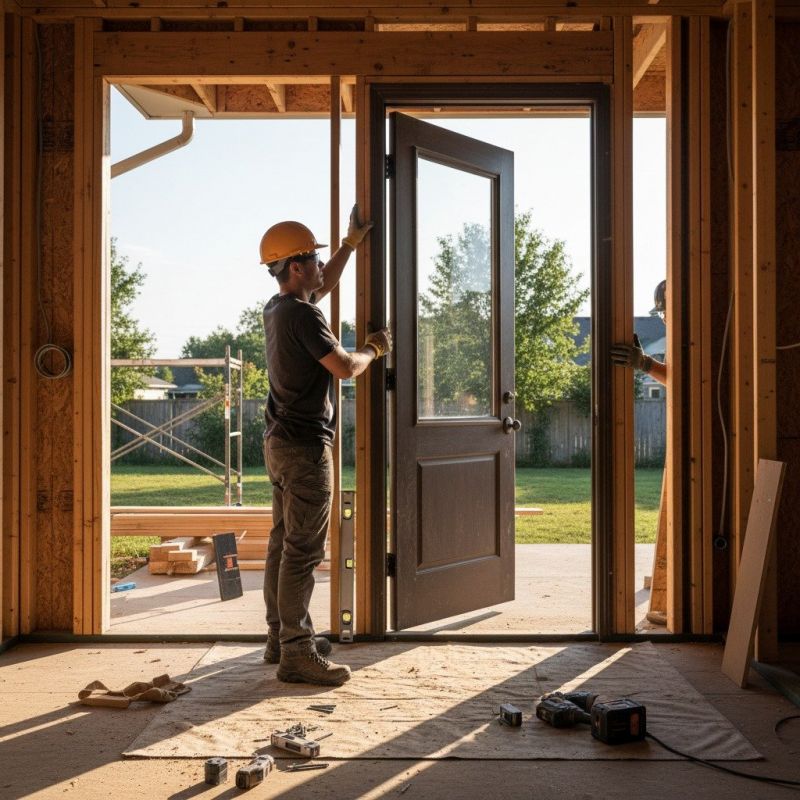 Barn Door Installation detail