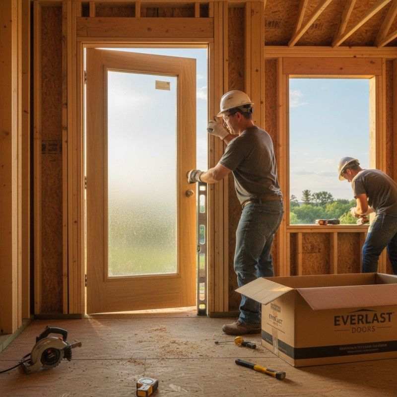 Office Door Installation detail